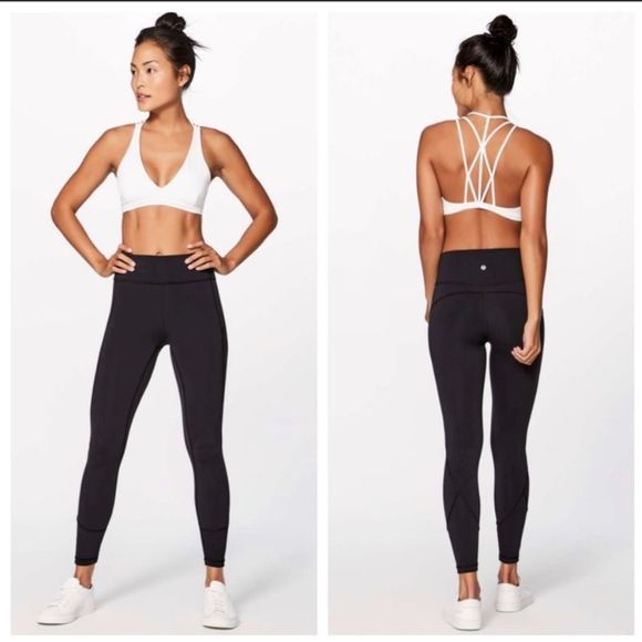 lululemon athletica Pants - Lululemon In Movement 7/8 Black Tight Everlux 25” Size 4